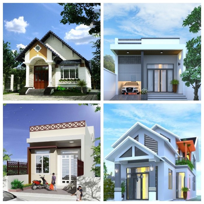 Mẫu nhà cấp 4 mái thái rẻ đẹp năm 2020