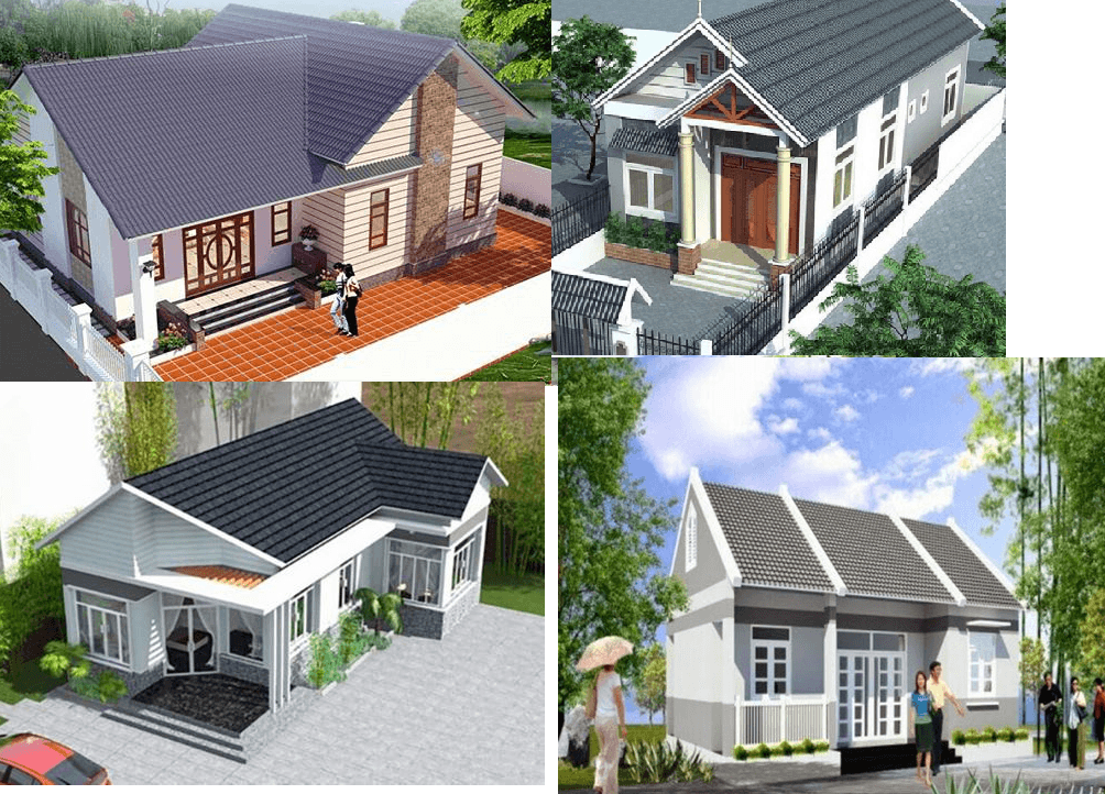 Mẫu xây nhà cấp 4 rẻ đẹp năm 2020 - 4